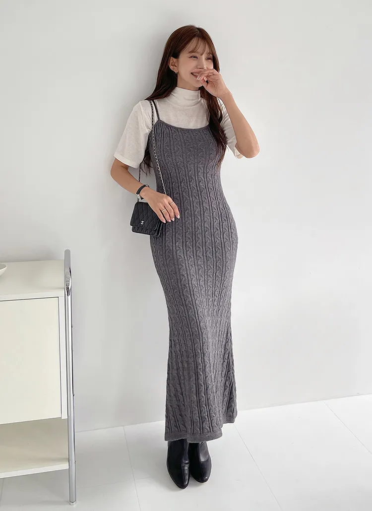 2WAYケーブルキャミマーメイドワンピース | DHOLIC | 詳細画像1