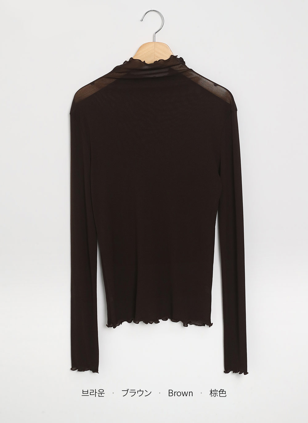 シアーメロウハーフネックブラウス | DHOLIC | 詳細画像24