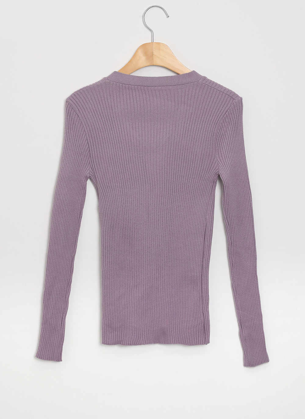 Vネックリブスリムカーディガン | DHOLIC | 詳細画像18