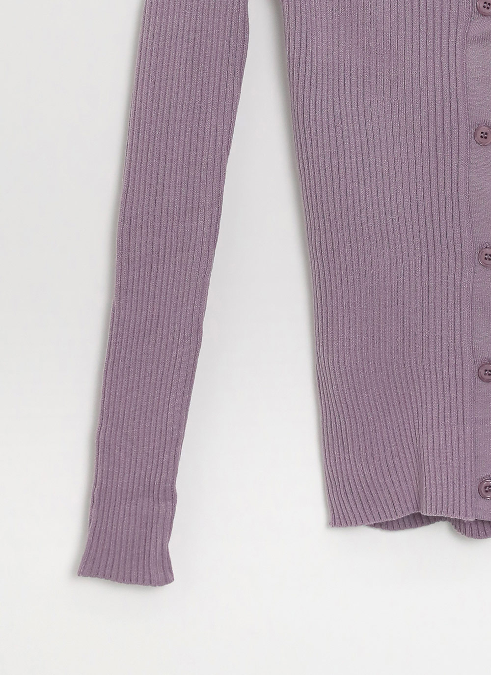 Vネックリブスリムカーディガン | DHOLIC | 詳細画像20