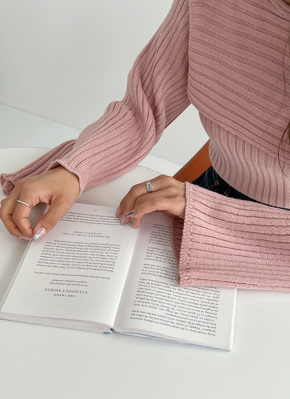 リブキャミ&クロップドニットSET | DHOLIC | 詳細画像6