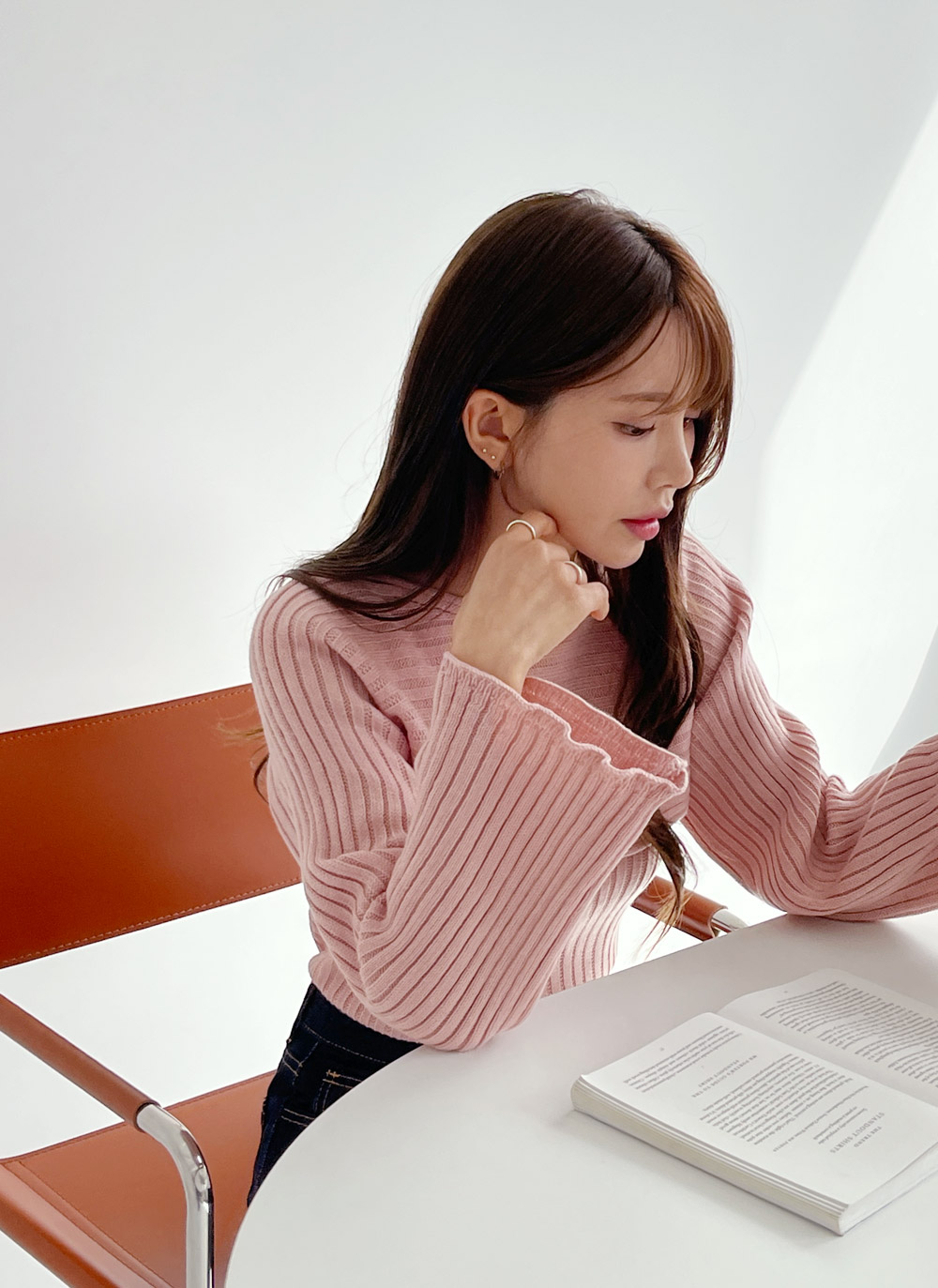 リブキャミ&クロップドニットSET | DHOLIC | 詳細画像7