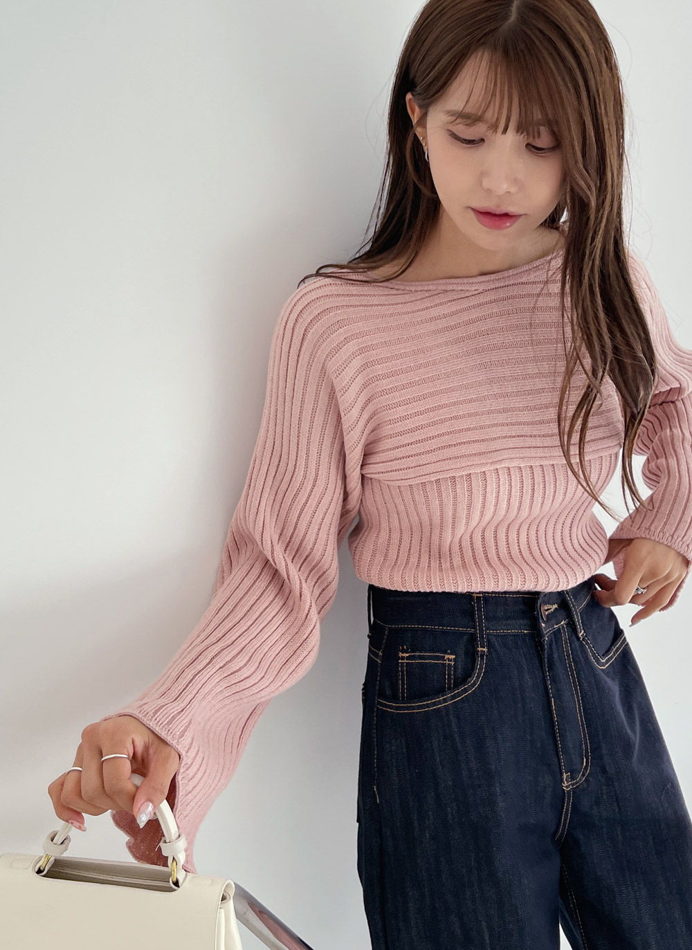 リブキャミ&クロップドニットSET | DHOLIC | 詳細画像10