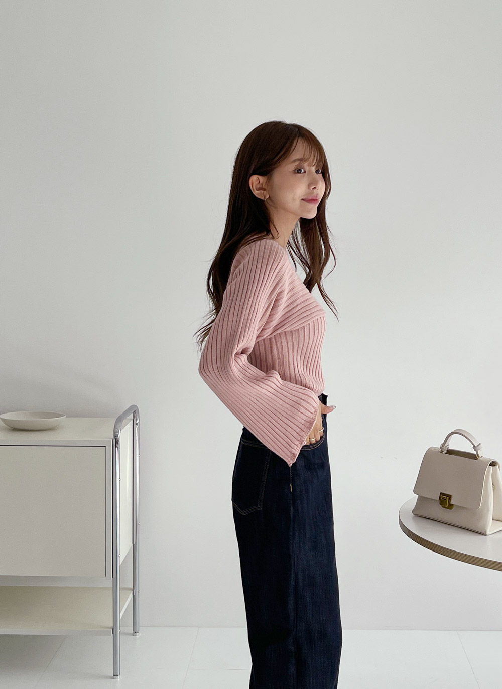 リブキャミ&クロップドニットSET | DHOLIC | 詳細画像13