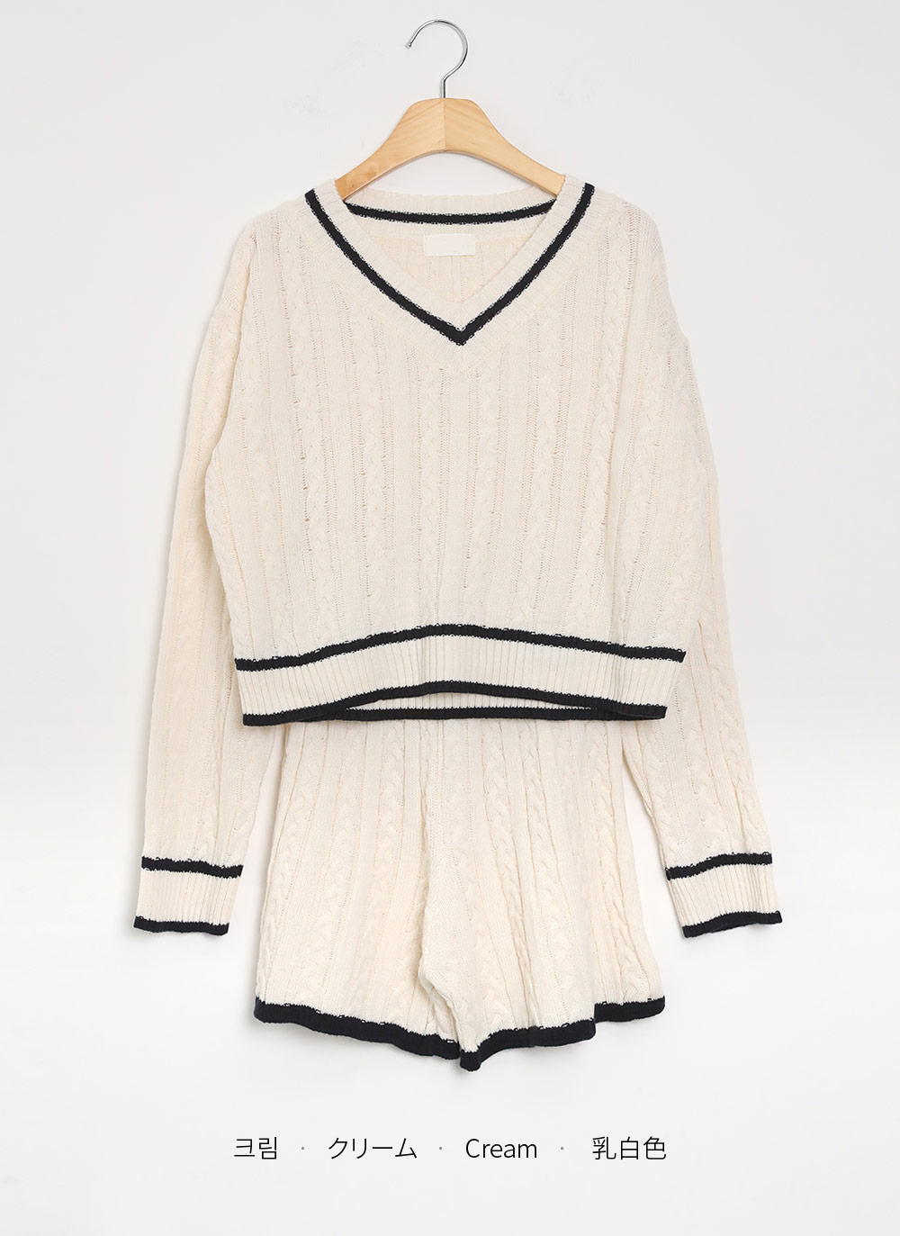 チルデンニット&ショートパンツSET | DHOLIC | 詳細画像16