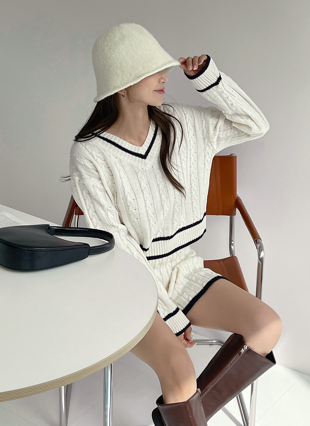 チルデンニット&ショートパンツSET | DHOLIC | 詳細画像5