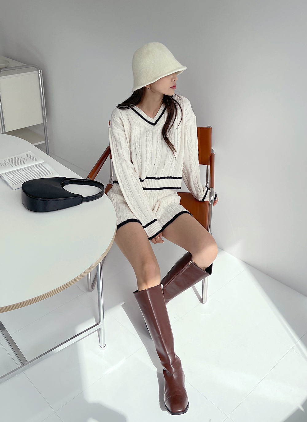 チルデンニット&ショートパンツSET | DHOLIC | 詳細画像6