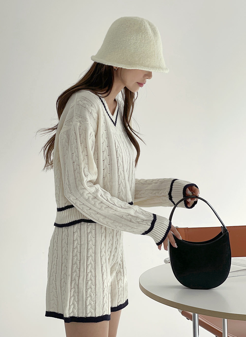 チルデンニット&ショートパンツSET | DHOLIC | 詳細画像8