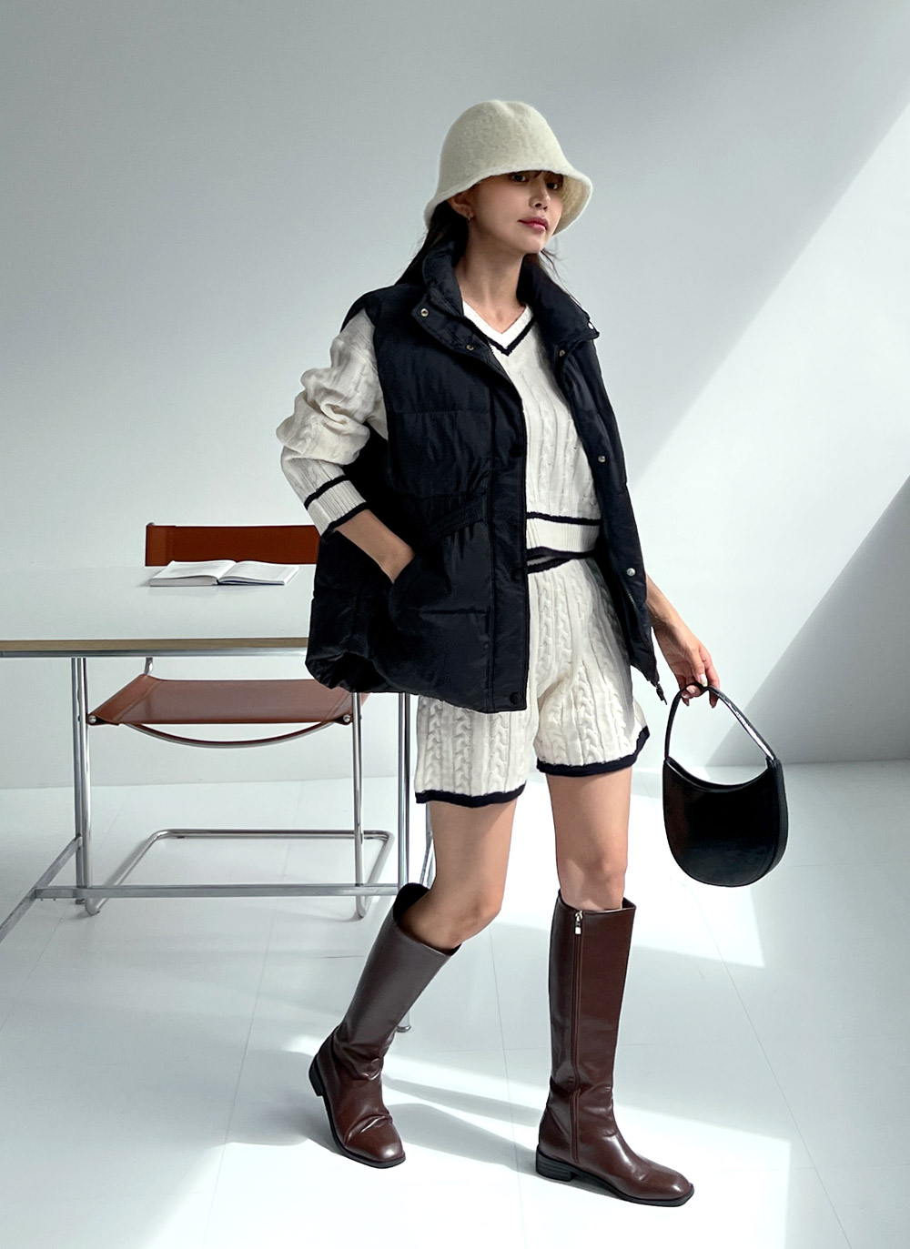 チルデンニット&ショートパンツSET | DHOLIC | 詳細画像14