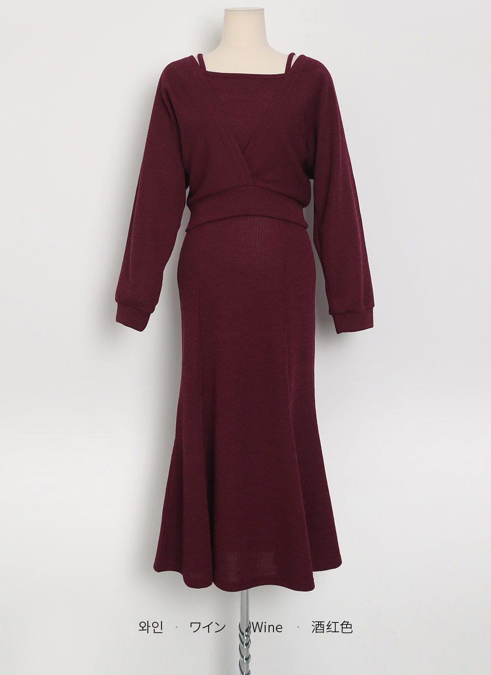 VネックTシャツ&キャミワンピースSET | DHOLIC | 詳細画像25