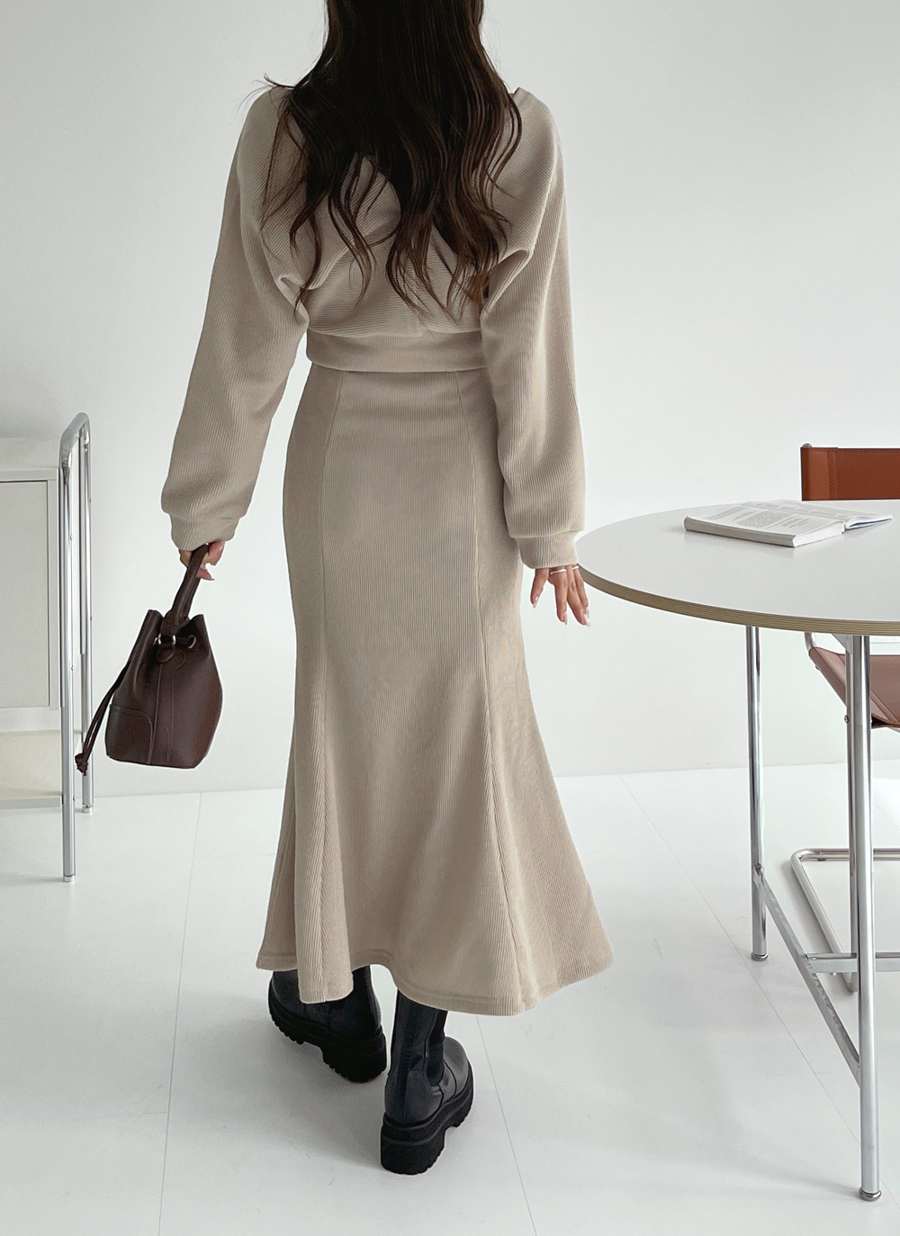 VネックTシャツ&キャミワンピースSET | DHOLIC | 詳細画像4