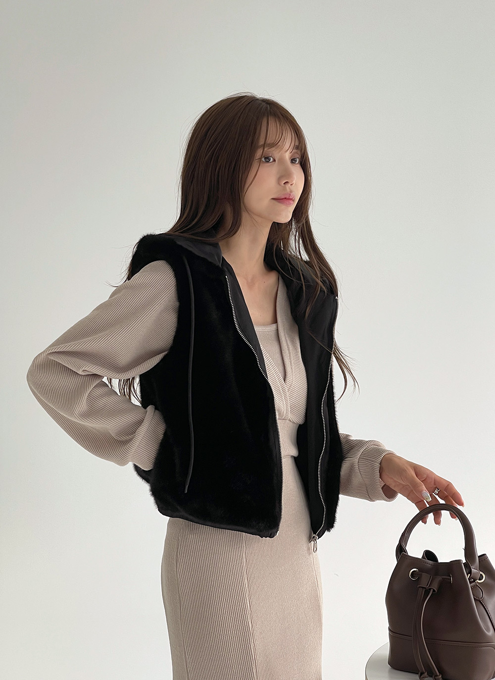 VネックTシャツ&キャミワンピースSET | DHOLIC | 詳細画像15