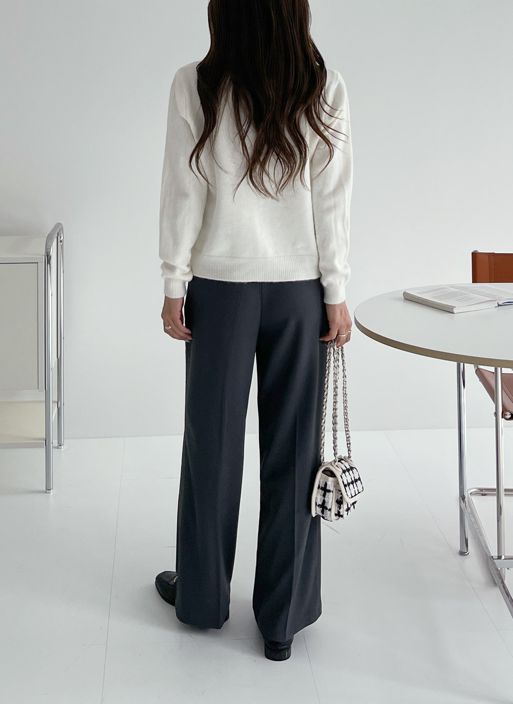 エンブレムゴールドボタンカーディガン | DHOLIC | 詳細画像4