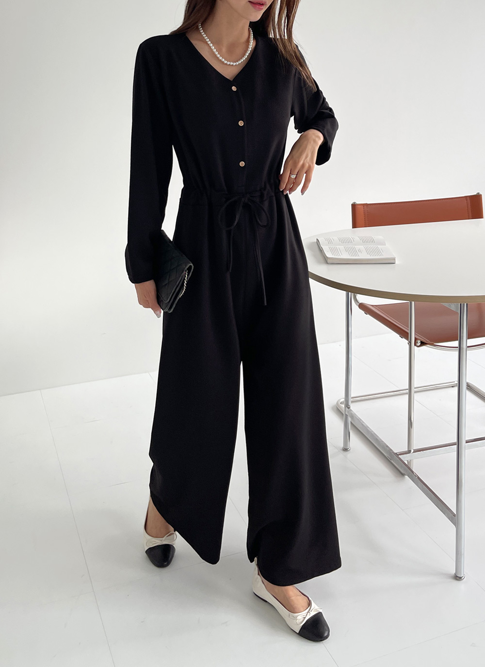 ストリング付ボタンオールインワン | DHOLIC | 詳細画像2