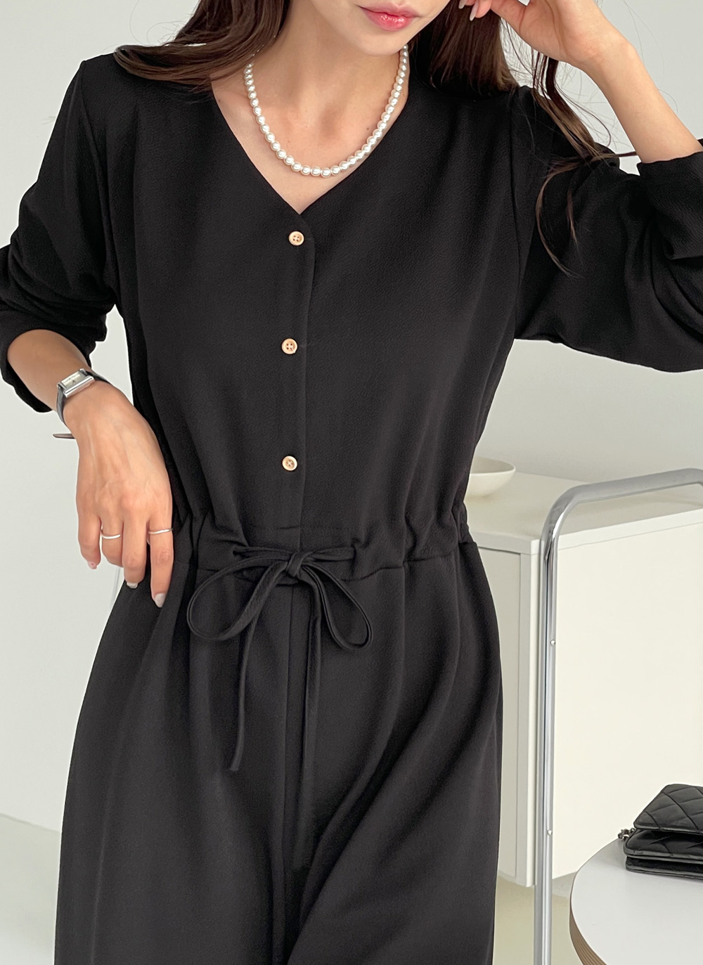 ストリング付ボタンオールインワン | DHOLIC | 詳細画像12