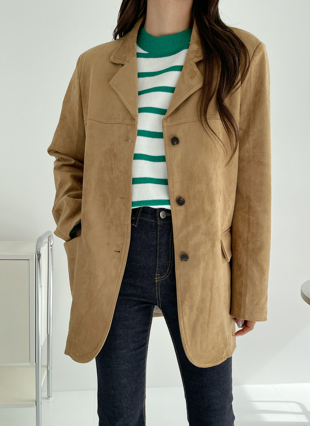 ボーダーサイドスリットニット | DHOLIC | 詳細画像15