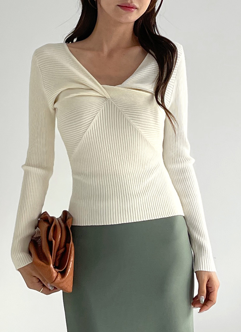 ツイストリブスリムニット | DHOLIC | 詳細画像2