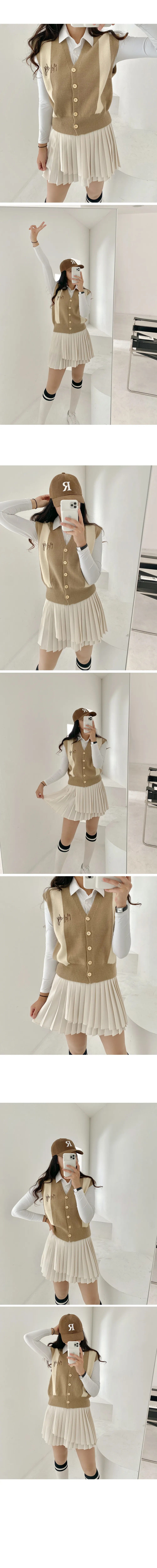 ライン配色ニットベスト | CamelBreeze | 詳細画像4