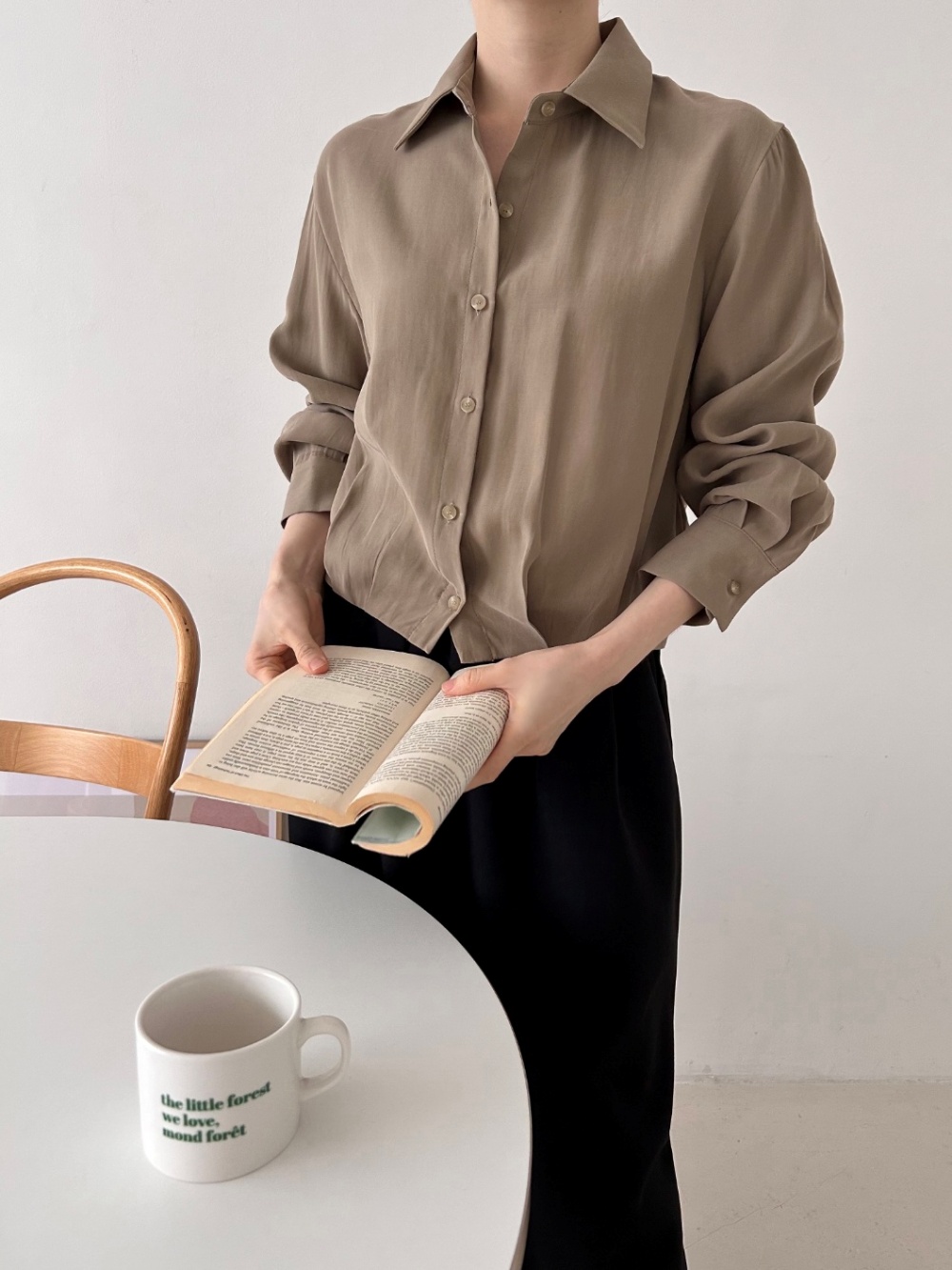 タックゴムヘムクロップドシャツ | 詳細画像18