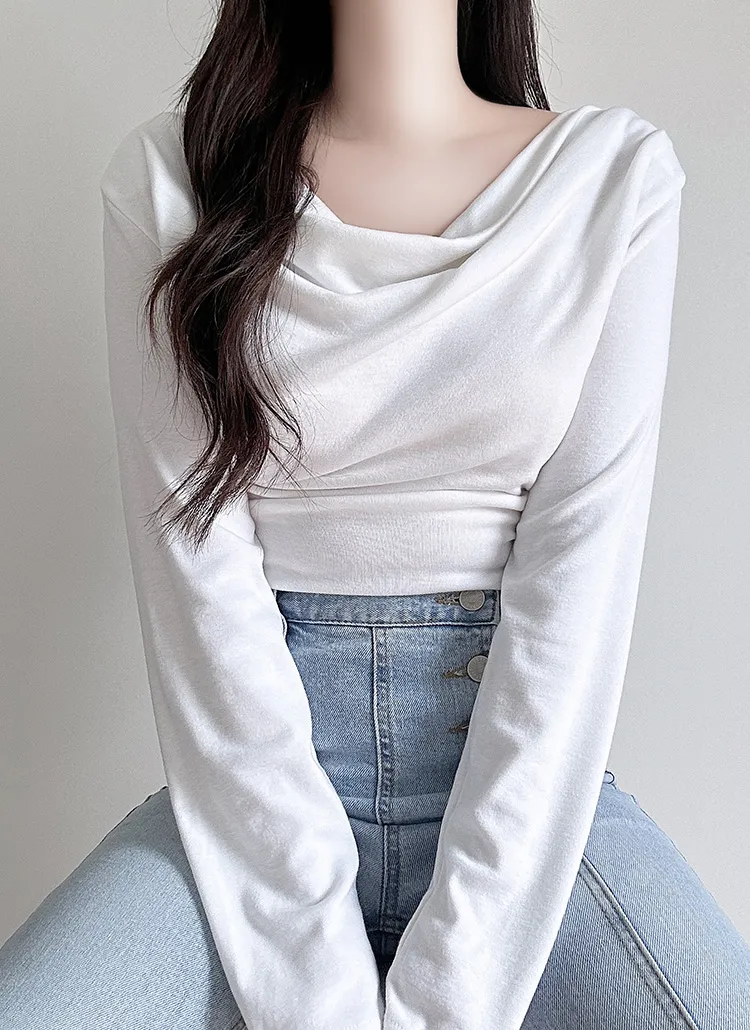 アンバランスドレープTシャツ | ddaygirl | 詳細画像1