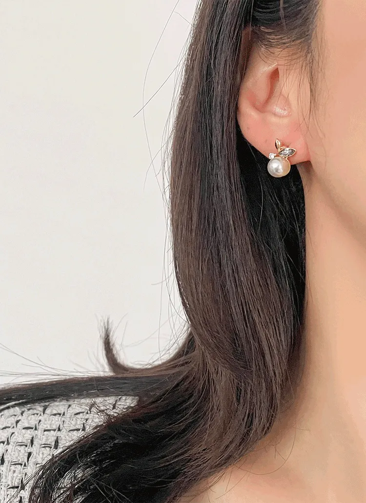 エコパールチェリーキュービックピアス | atta | 詳細画像1