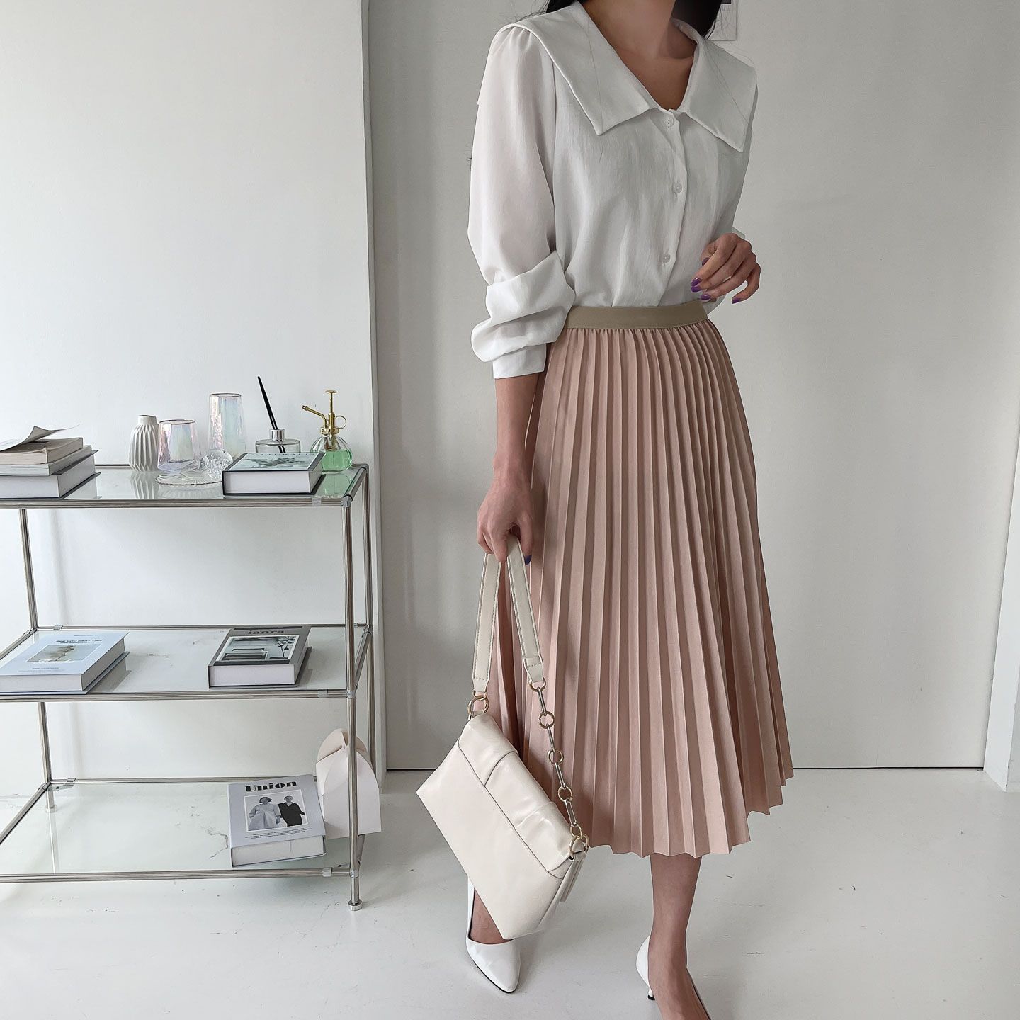 ウエストゴムプリーツスカート | 詳細画像6