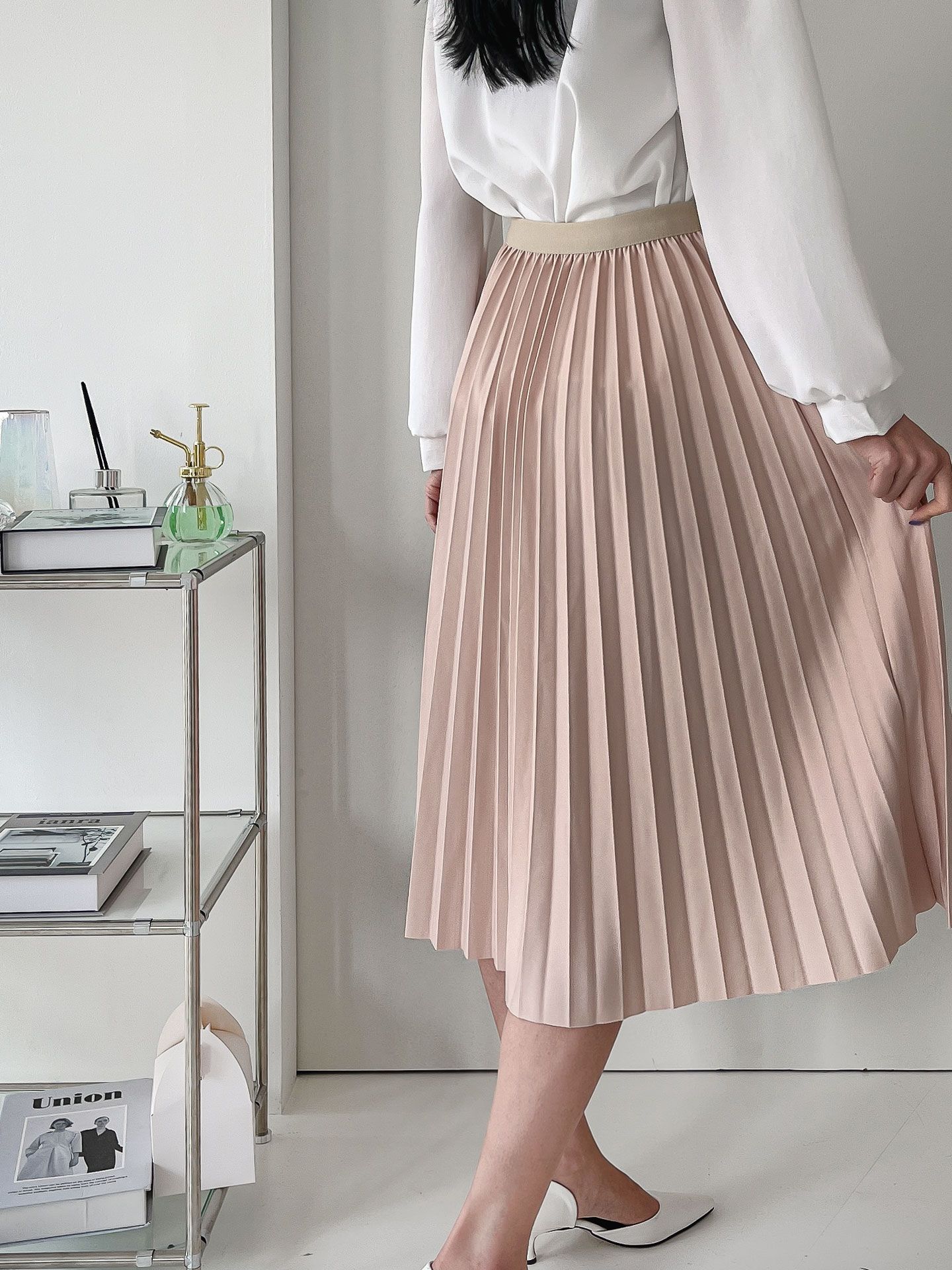 ウエストゴムプリーツスカート | 詳細画像10