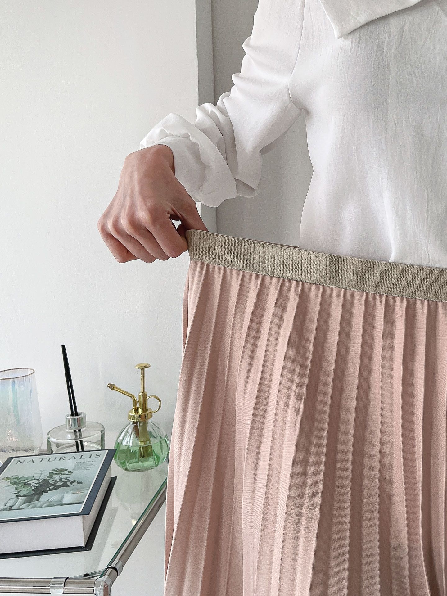 ウエストゴムプリーツスカート | 詳細画像11