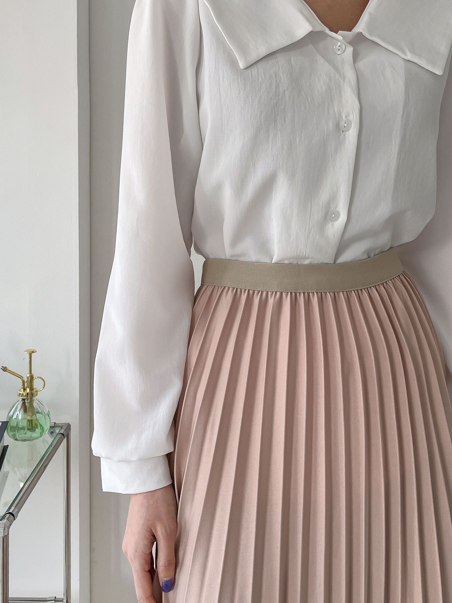 ウエストゴムプリーツスカート | 詳細画像14