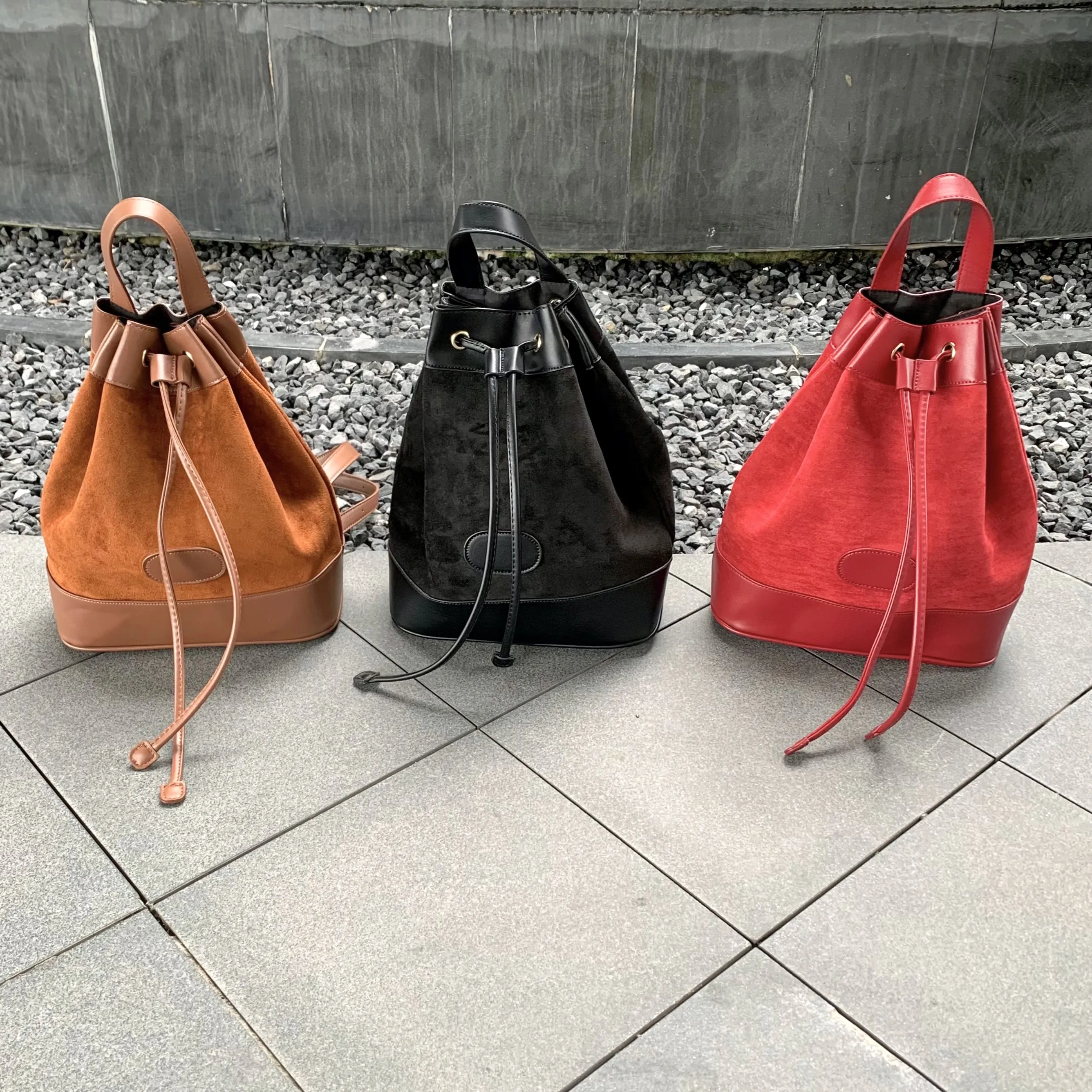 2WAYスエード調ドッキングバックパック | レディースファッション通販 