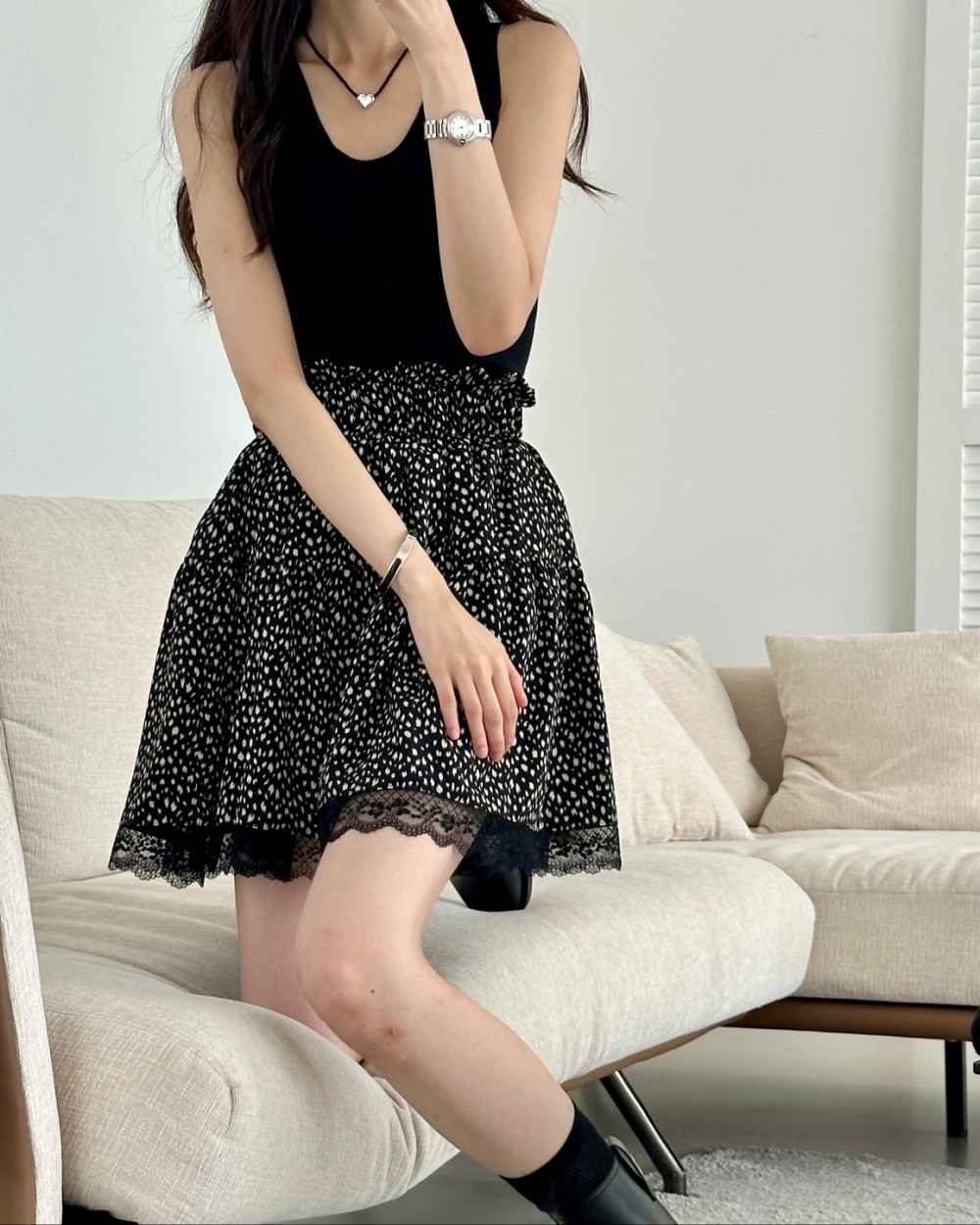 2TYPEリブUネックタンクトップ | 詳細画像12