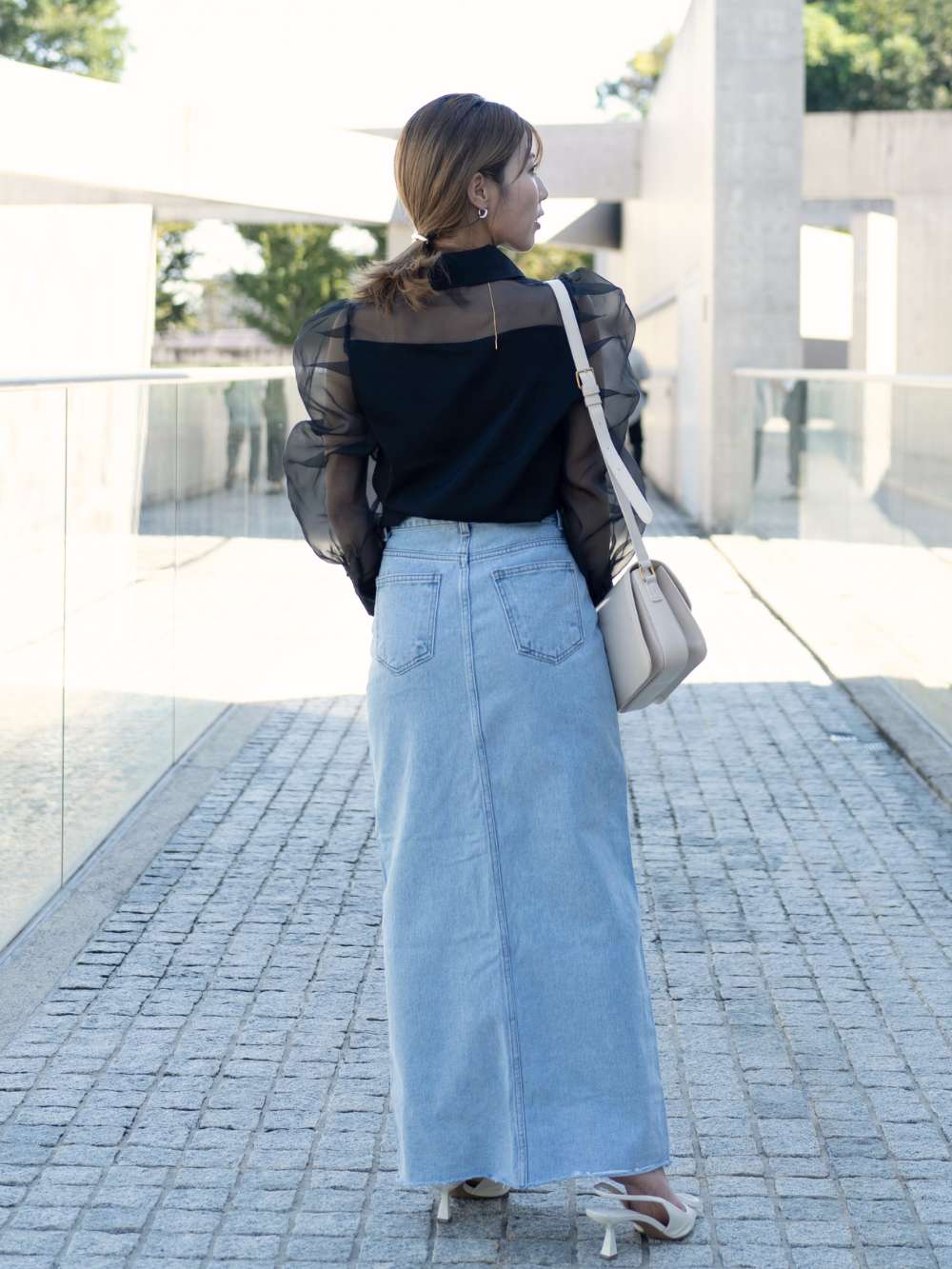 ボリュームスリーブシアーブラウス | 詳細画像7