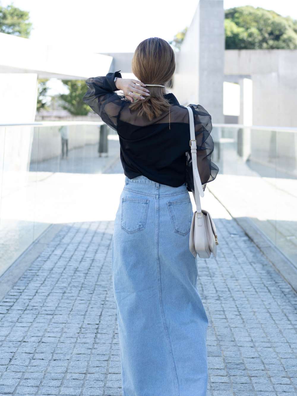 ボリュームスリーブシアーブラウス | 詳細画像8