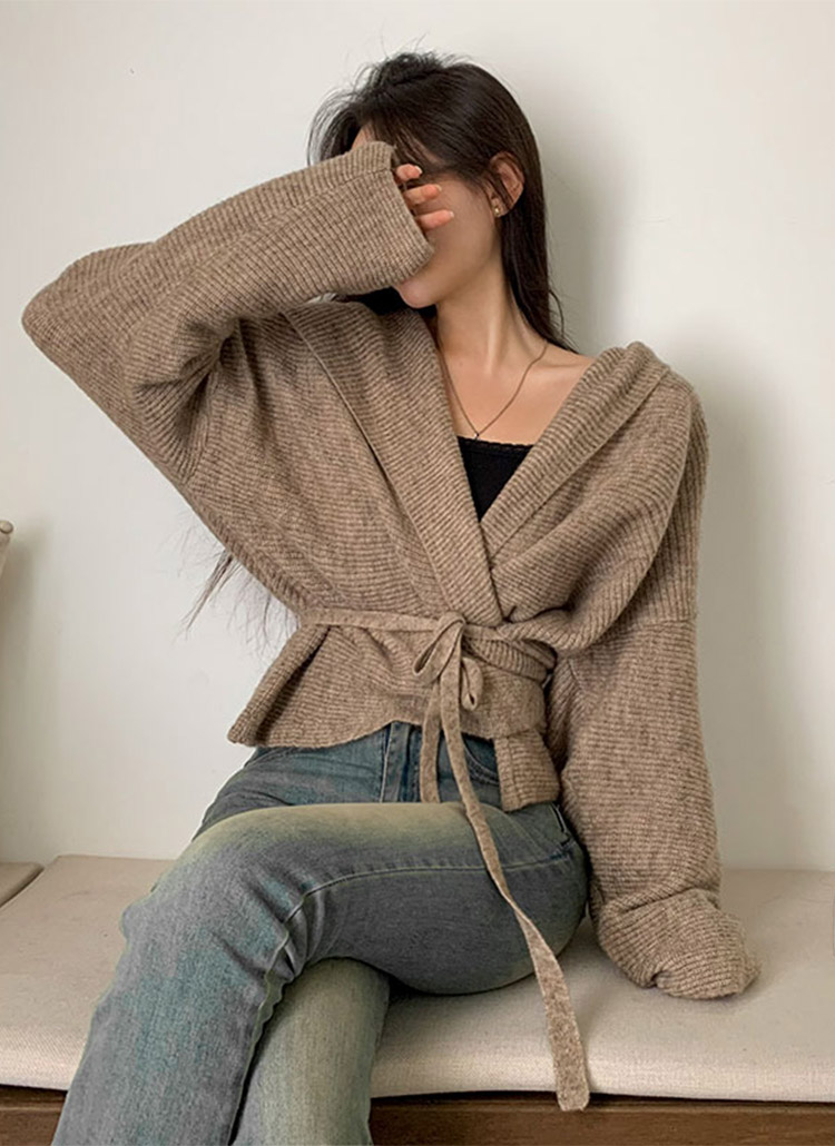 Damir doma フードカーディガン DAMIR DOMA フード付きブラックカーディガン