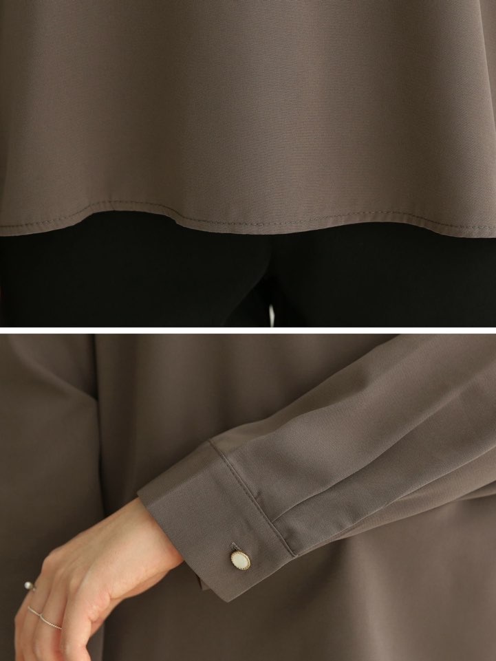 アンバランスボタンカラーブラウス | 詳細画像17