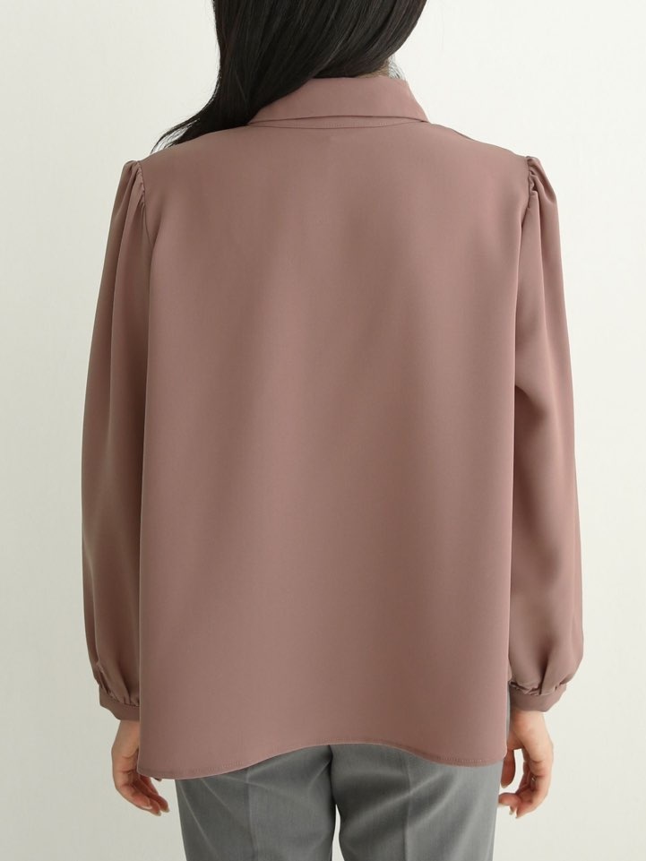 スリットカラーパフブラウス | 詳細画像7