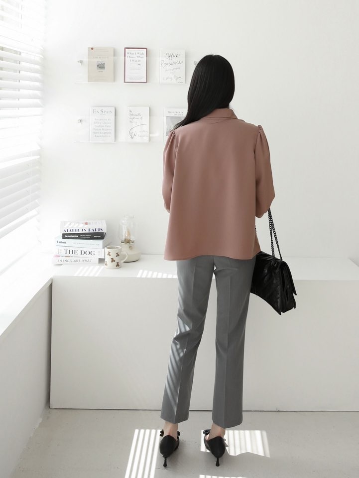 スリットカラーパフブラウス | 詳細画像20