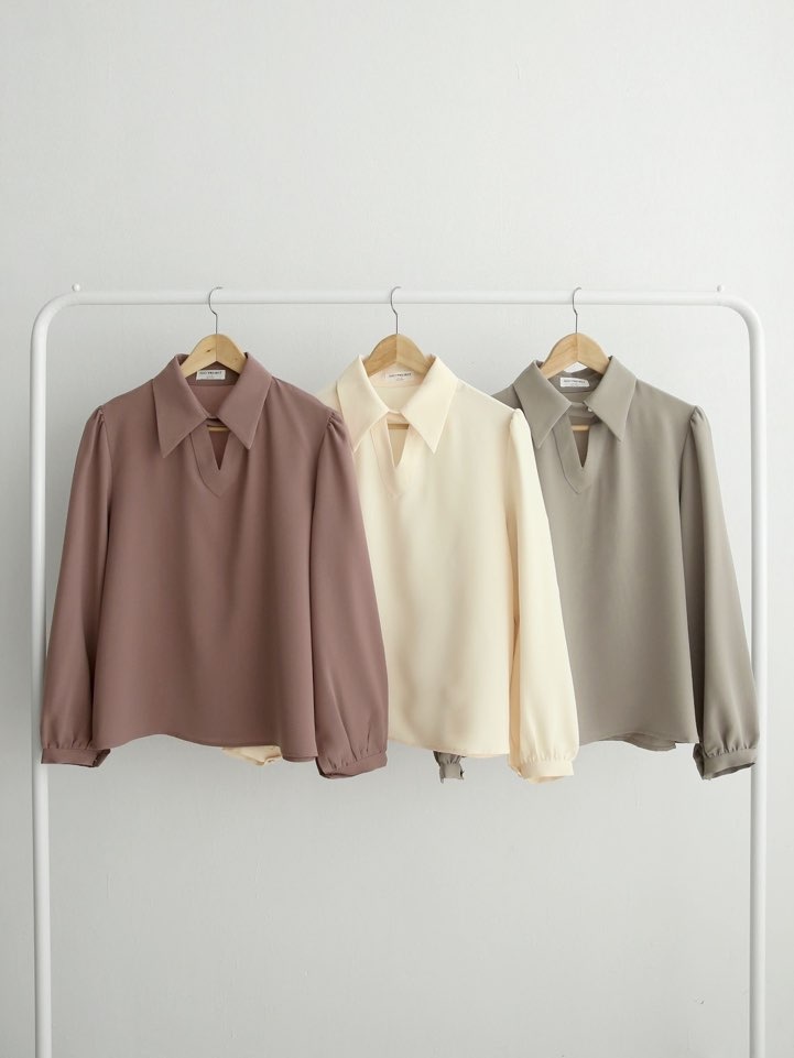 スリットカラーパフブラウス | 詳細画像23