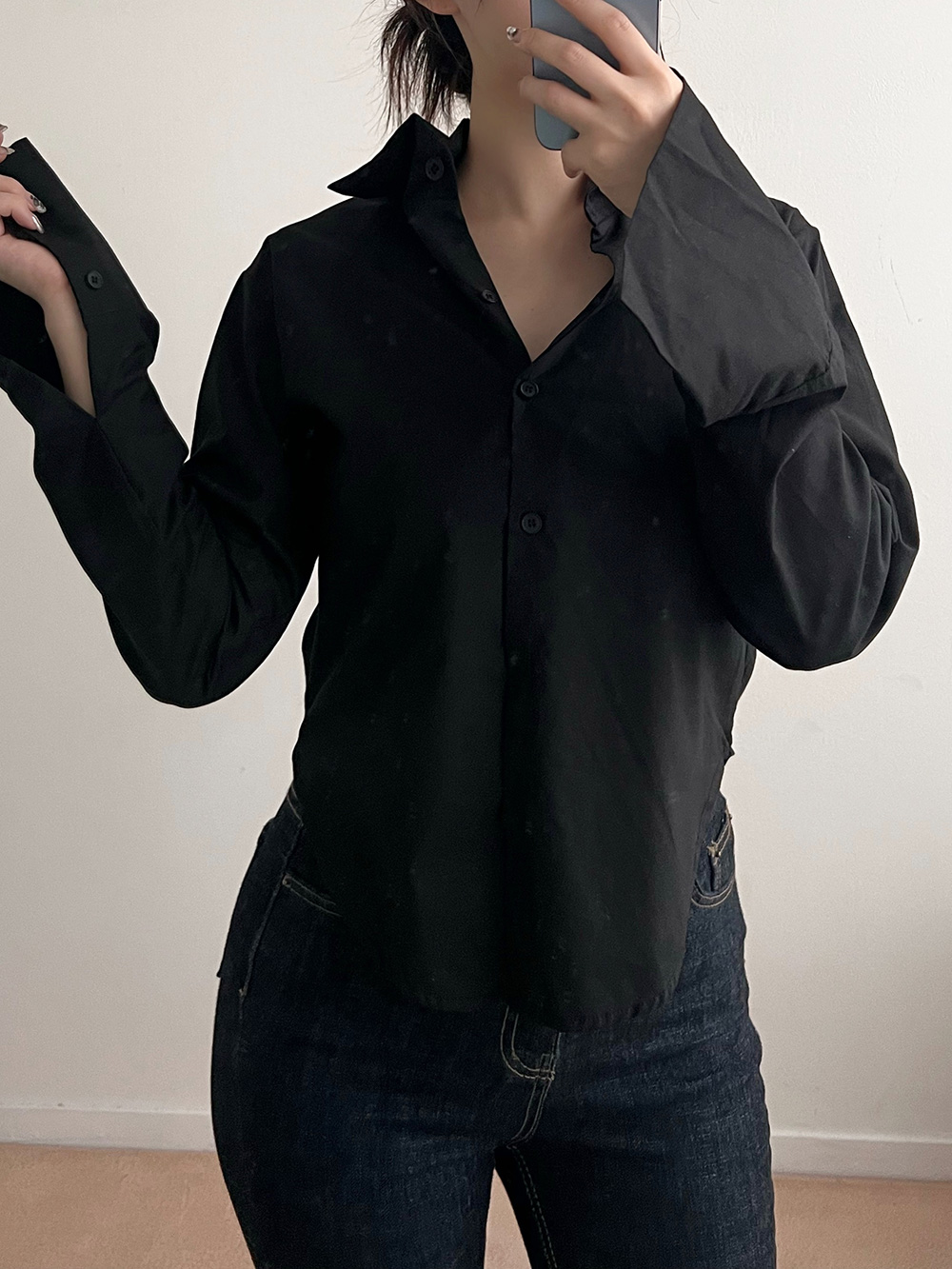 ラウンドヘムコットンシャツ | 詳細画像19