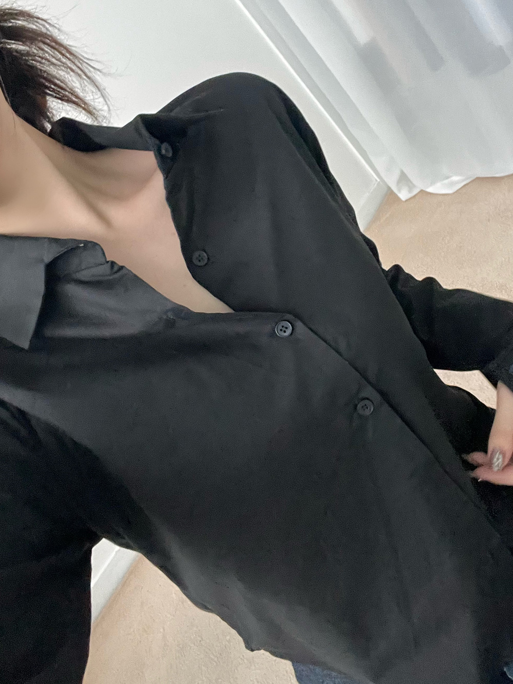 ラウンドヘムコットンシャツ | 詳細画像23