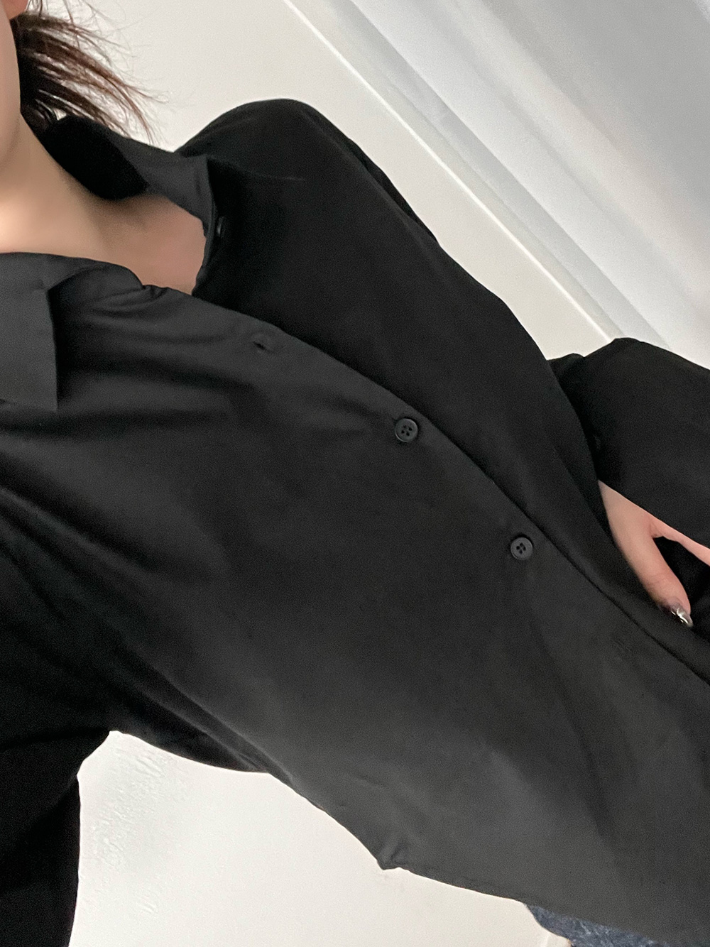 ラウンドヘムコットンシャツ | 詳細画像24