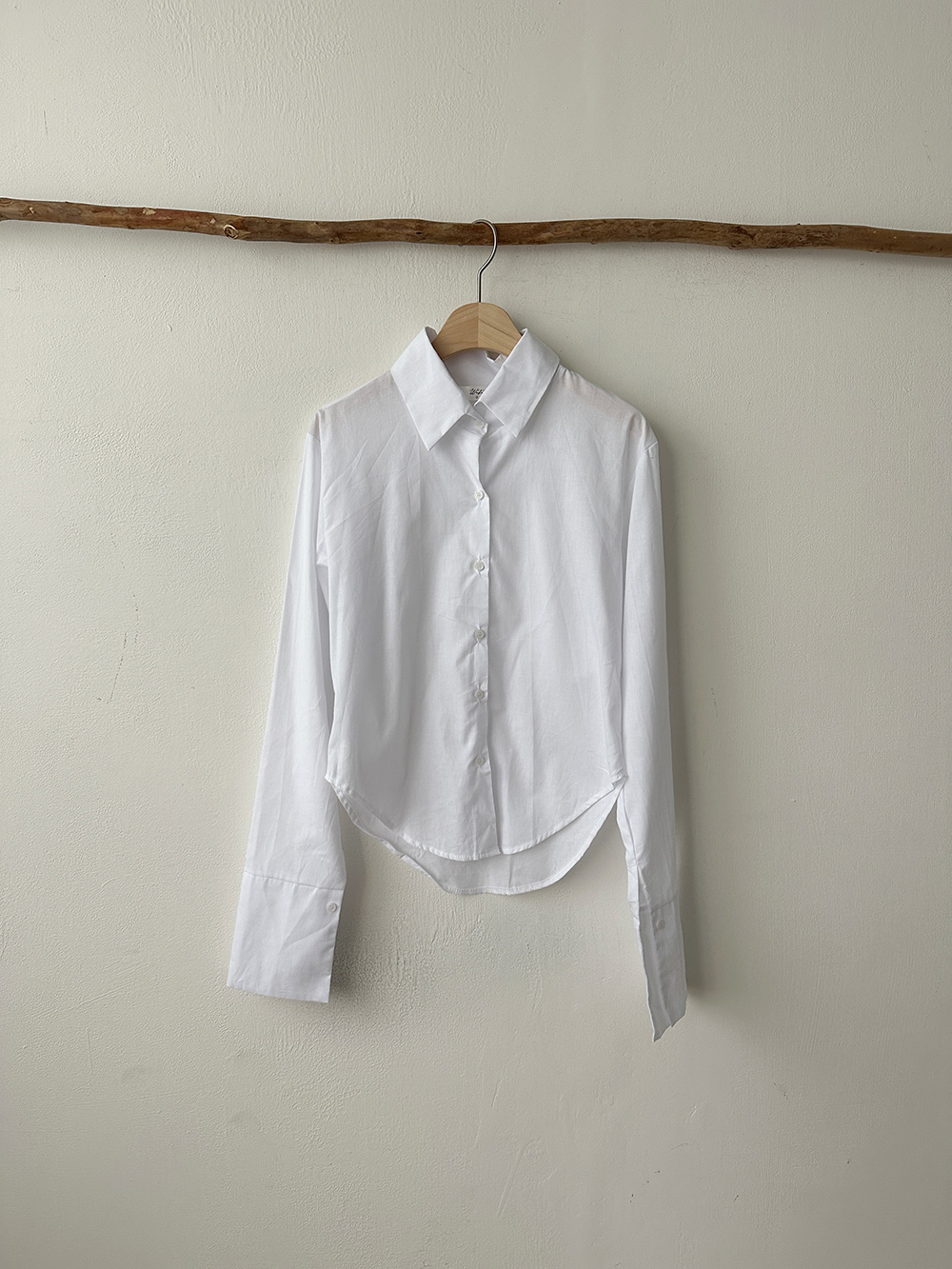 ラウンドヘムコットンシャツ | 詳細画像26