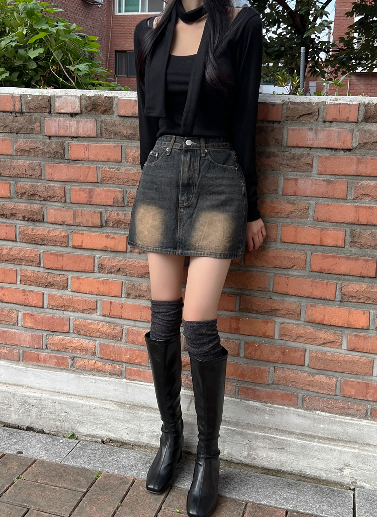 【国内発送】VETEMENTS ミニスカート ロゴテープ we51sk100b ヴェトモン ミニスカート ボトムス ロゴテープ ブラック 黒 LOGO