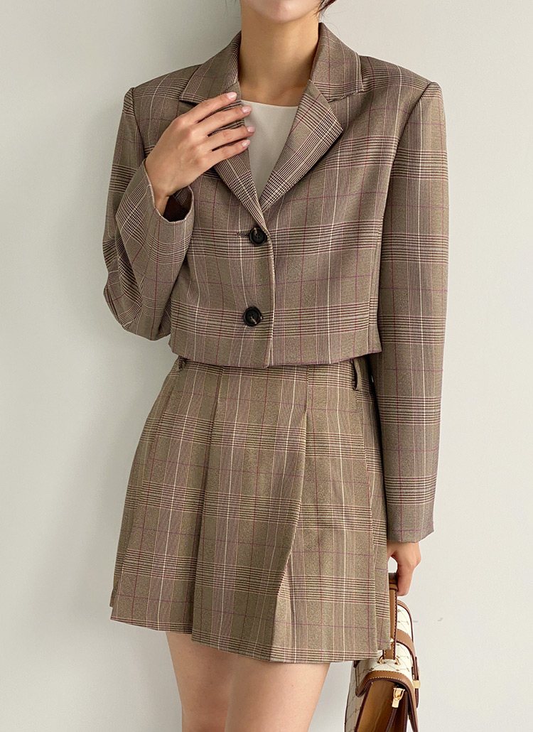 新品　ダーマコレクション　グレンチェックジャケット　パンツ　セットアップ. WEB・一部店舗限定】【THE URBAN COLLECTION】【セットアップ