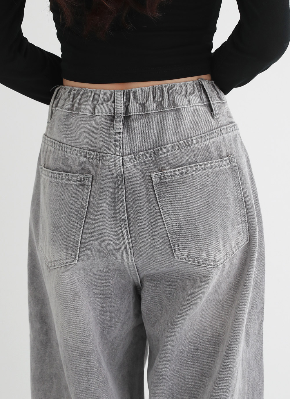 イージーグレーデニムパンツ | レディースファッション通販 - DHOLIC