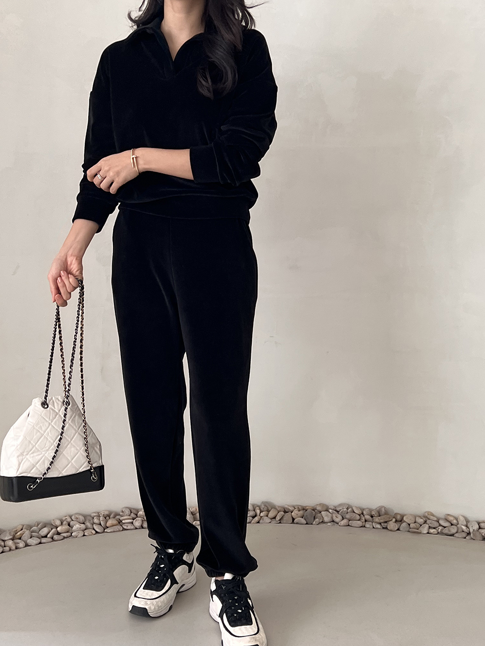 スキッパースウェット&ジョガーパンツSET | レディース