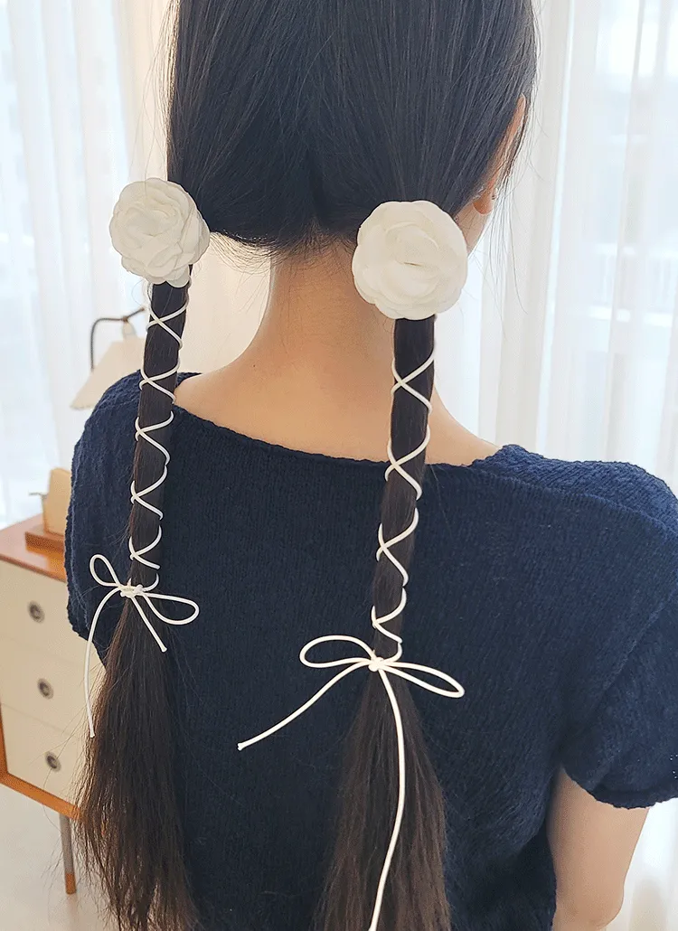 3WAYホワイトローズアクセサリー | soo&soo | 詳細画像1