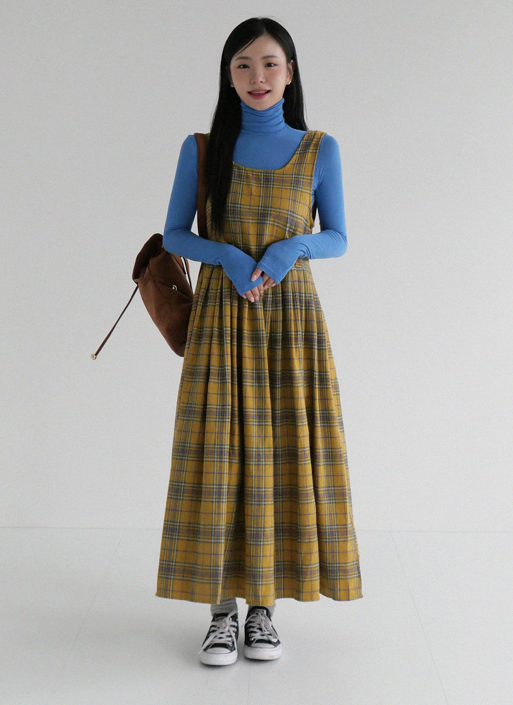 チェックバックリボンワンピース | レディースファッション通販 - DHOLIC