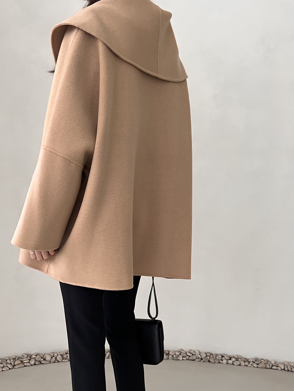 ◆DAKS ウールカシミア混紡ハーフコート ◇DAKS ウールカシミア混紡ハーフコート