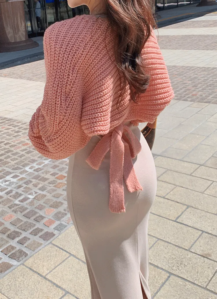 ストラップボレロニットカーディガン | minagram | 詳細画像1